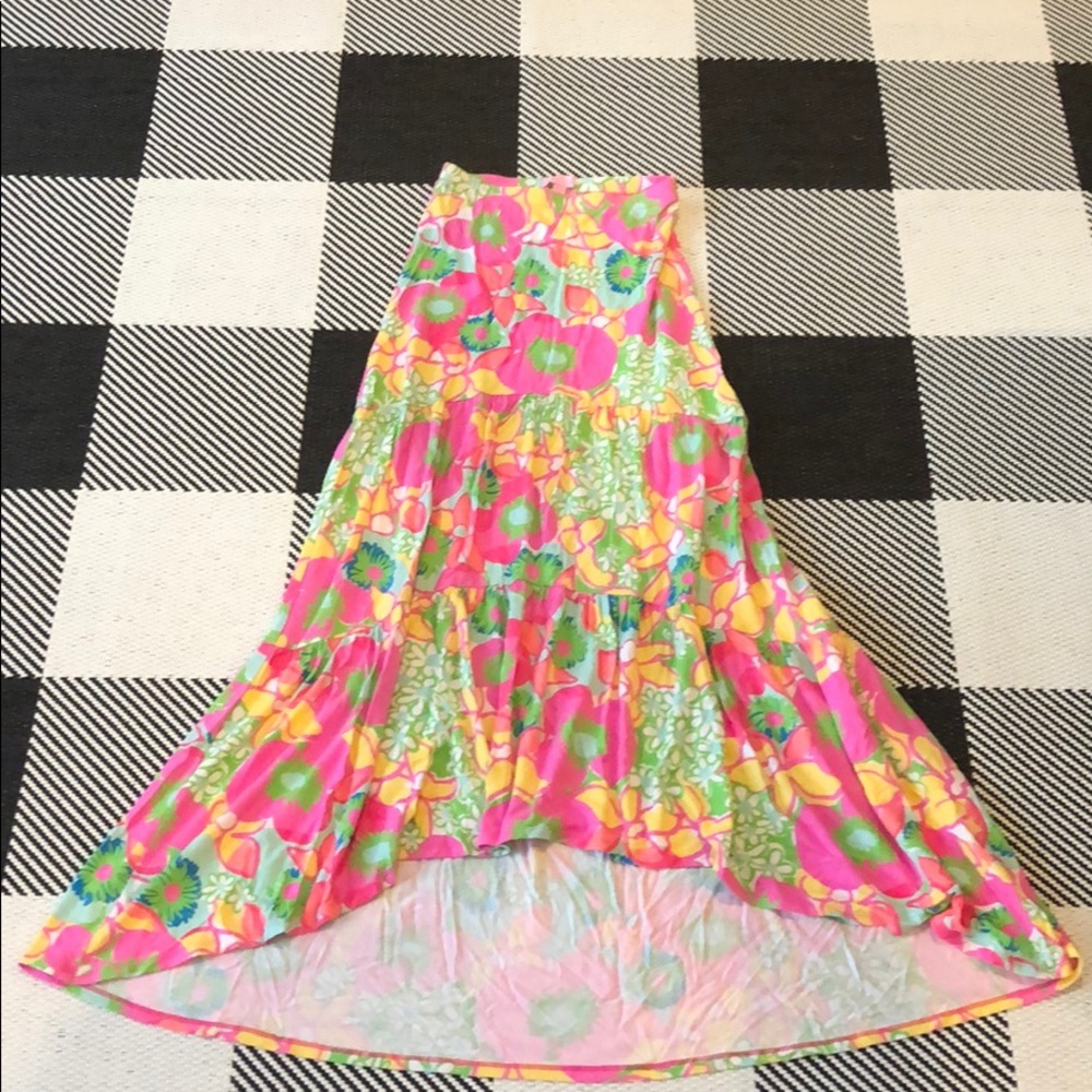 Lilly Pulitzer asymmetrical long shirt
